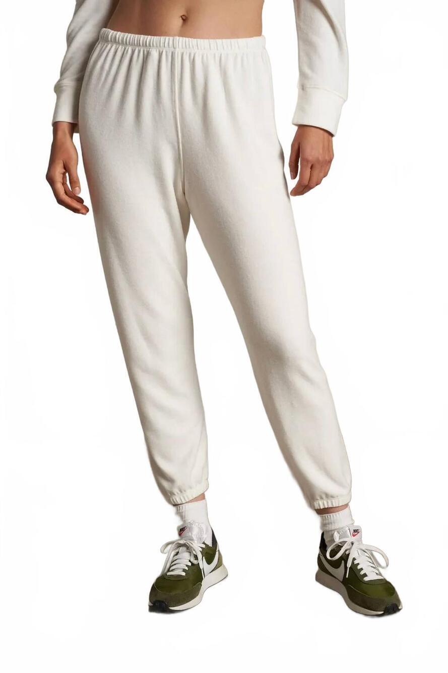 NEW PERFECTWHITETEE brushed jersey pull on sweatpant in off-white